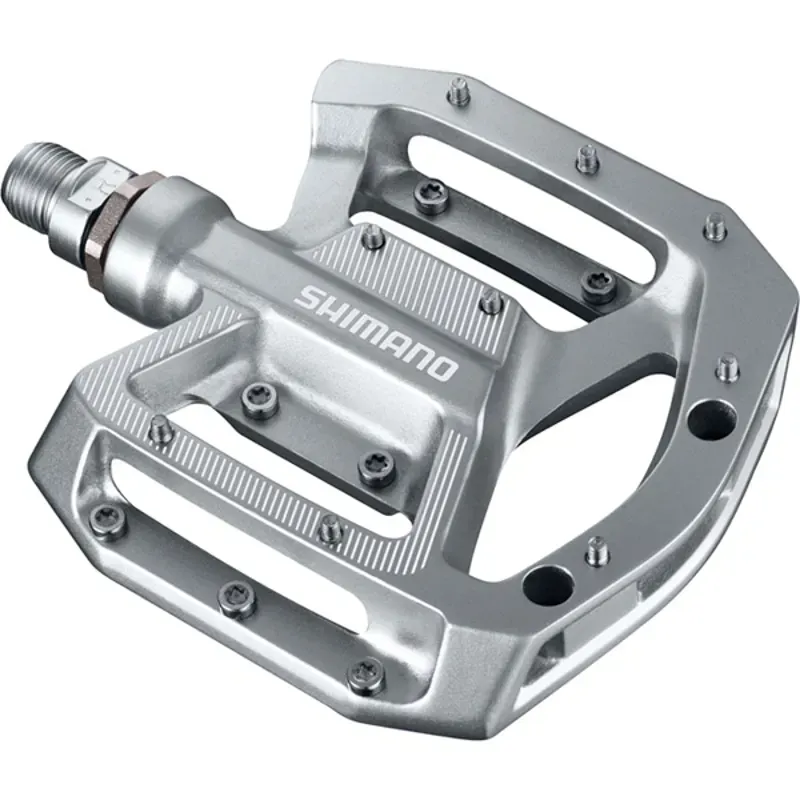 Shimano PEdals PD-GR500 MTB 9/16 inches Flat Pedals in Silver