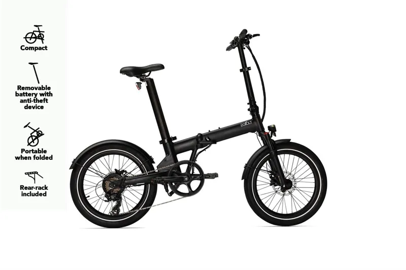 Eovolt Afternoon 20 Folding Electric Bike. Black