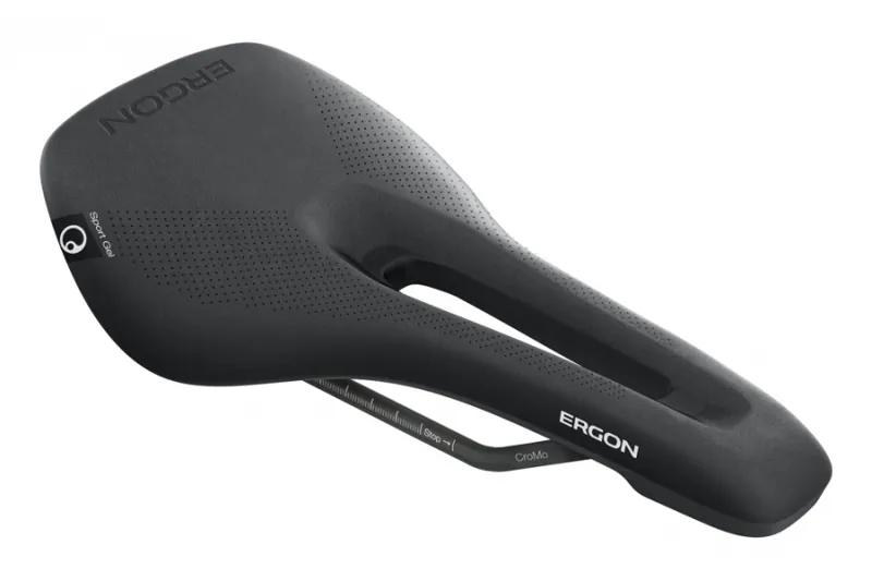 Ergon SR Sport Gel Women's Road Cycling Saddle in Black-4