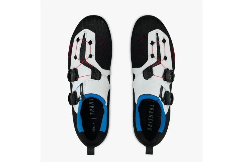 Fizik R1 Transiro Tri Shoes in Black/White-3