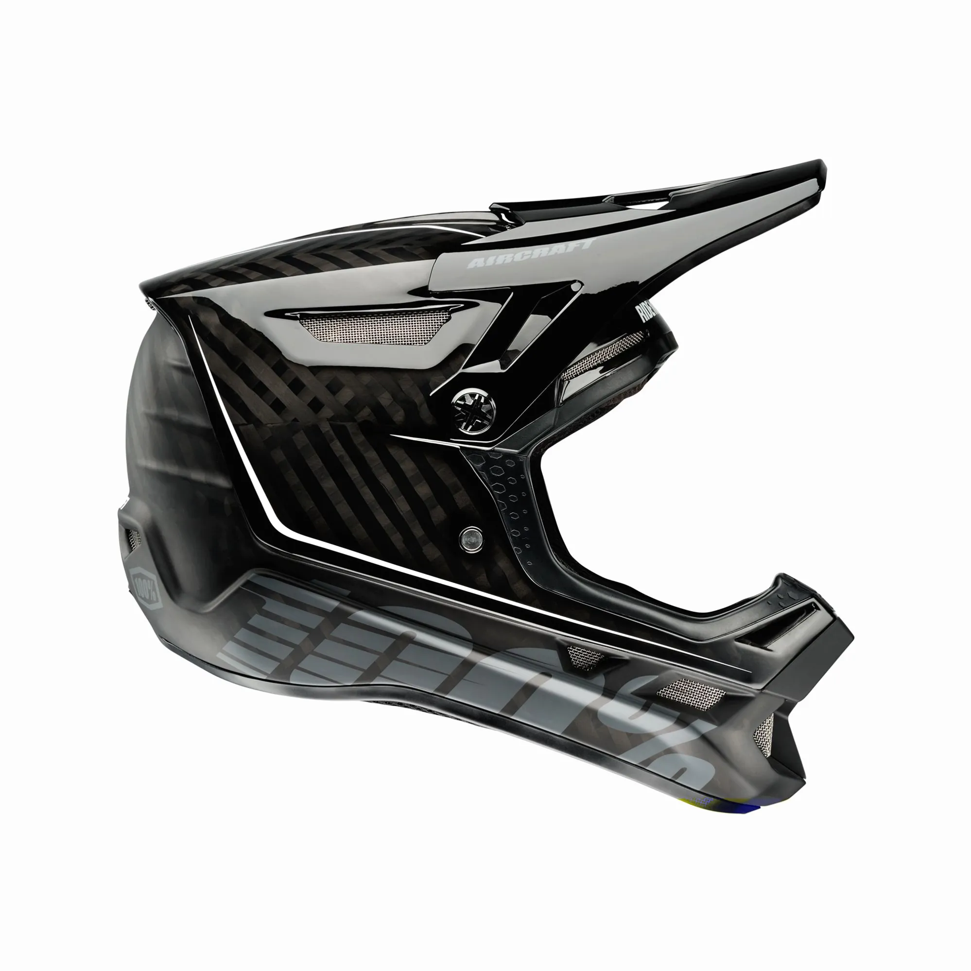 100 Aircraft Carbon Helmet Raw - Main Image