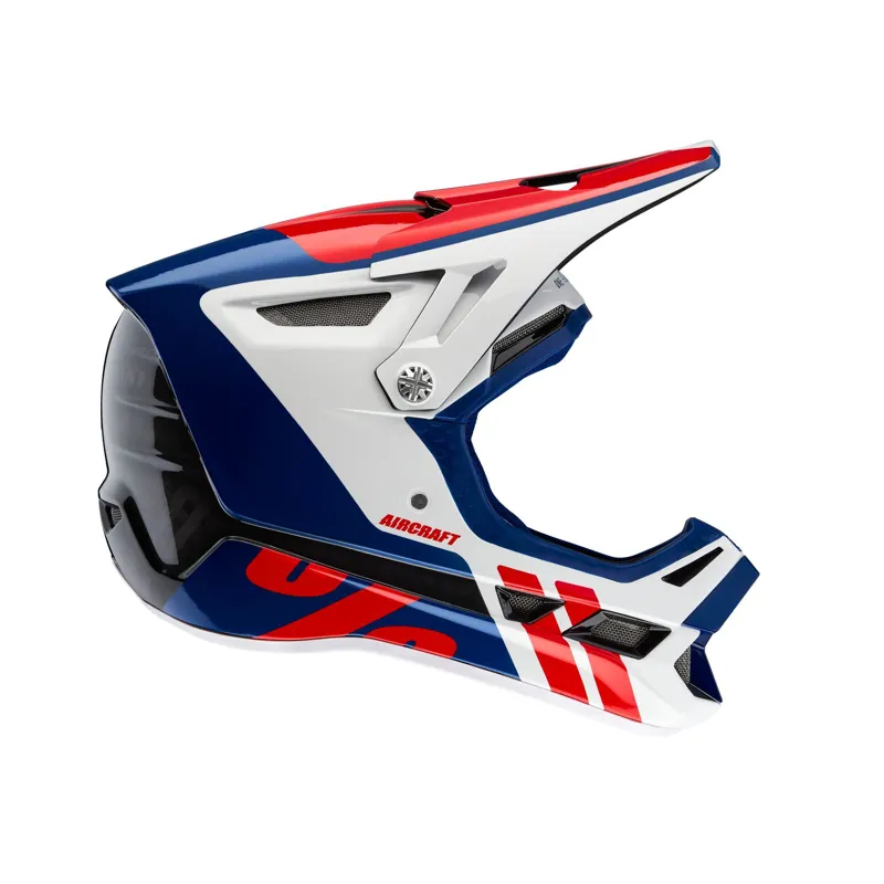 100 Aircraft Carbon Helmet Fusion Ripper Navy 