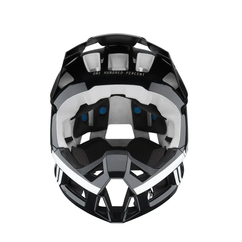 100 Trajecta Helmet Black/ White -1