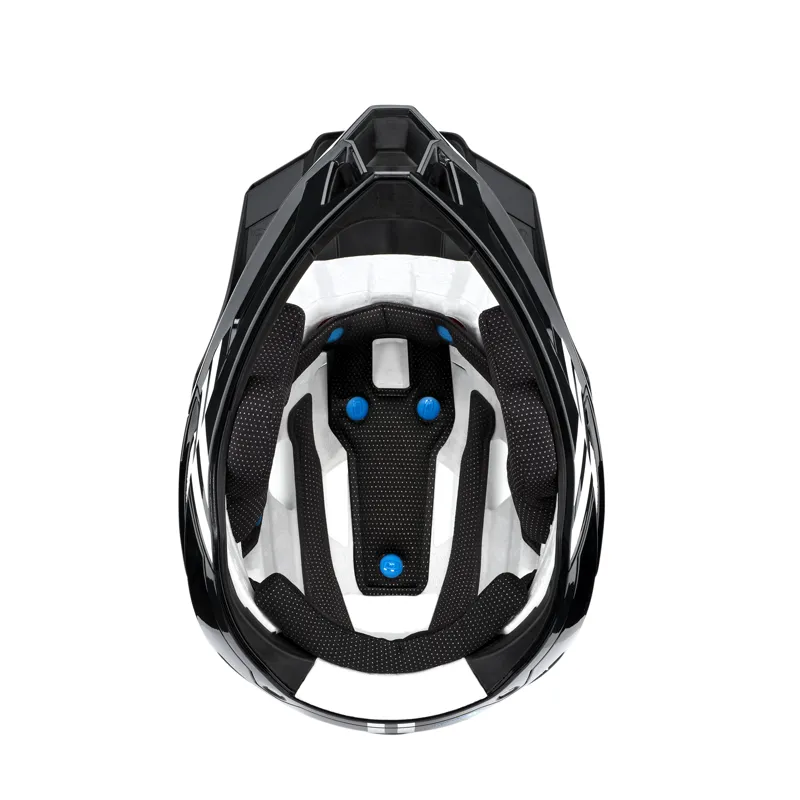 100 Trajecta Helmet Black/ White -3