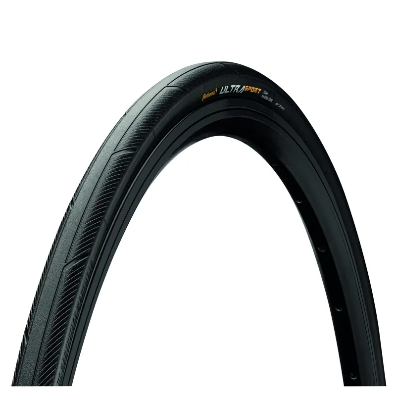 Continental Ultra Sport III Foldable Puregrip Tyre in Black-2