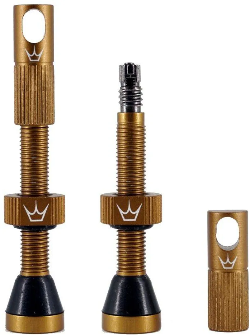 Peaty's Tubeless Valves - Pair Bourbon 1 pair 60mm
