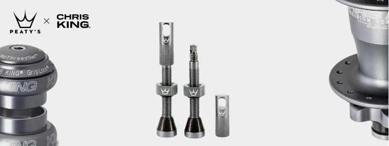 Peatys Tubeless Valves - 1 pair Grey 60mm-4