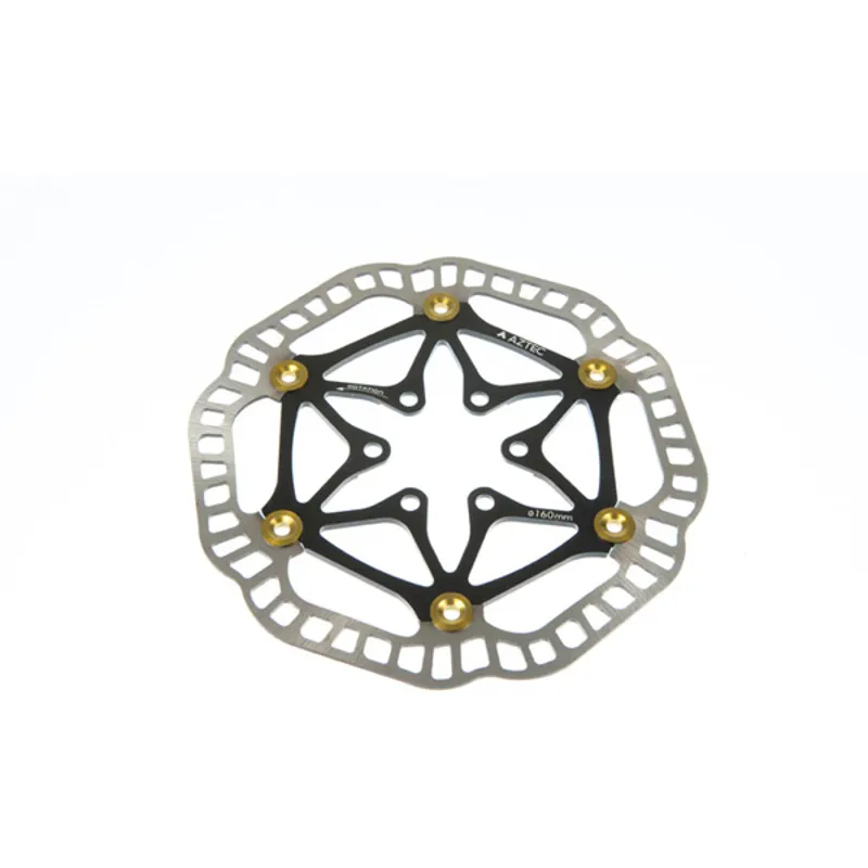 Aztec Semi-Floating Stainless Steel Disc Rotor in Silver-1