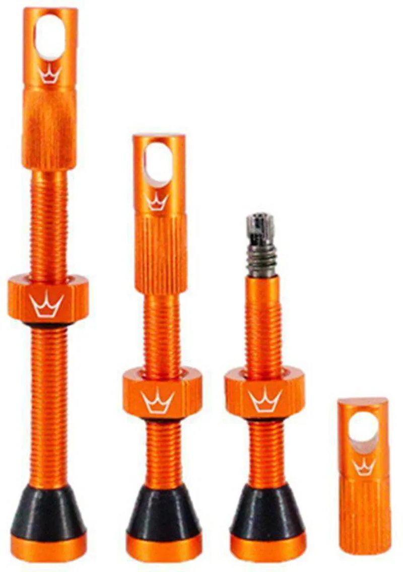 Peaty's Tubeless Valves - Pair Mango 1 pair 60mm