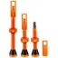 Peatys Tubeless Valves - Pair Mango 1 pair 42mm