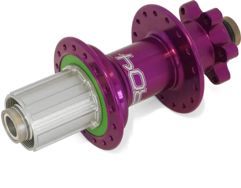 Hope Pro 4 10mm Bolt-in 24H 135mm Rear Hub in Purple
