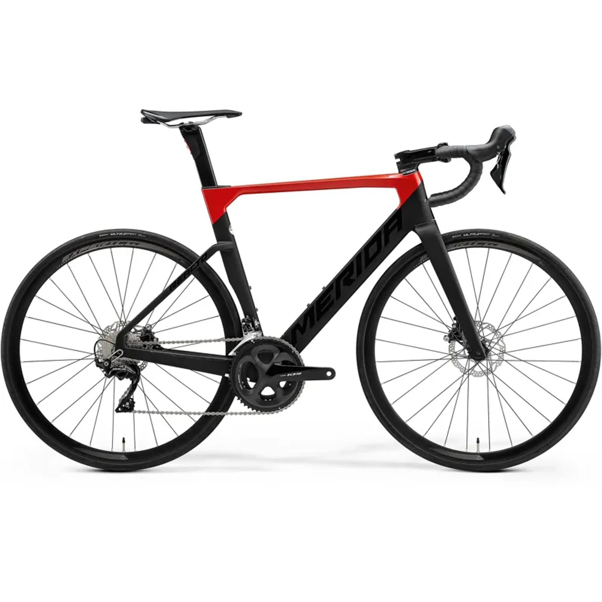 2021 Merida Reacto Disc 4000 Carbon Aero Road Bike in Black
