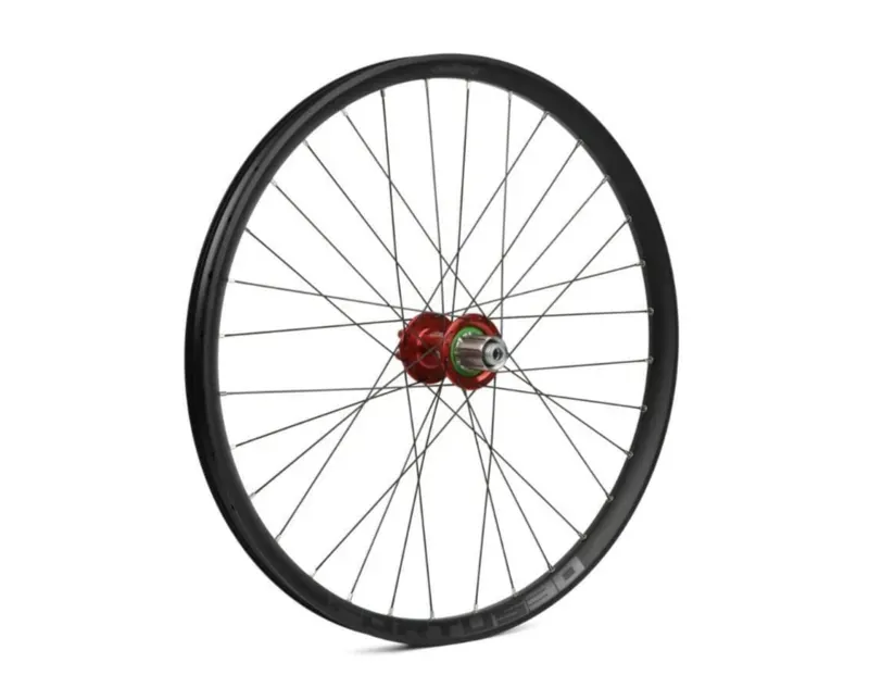 Hope Fortus Pro 4 27.5-inch 30W 135mm Downhill Rear Wheel in Red