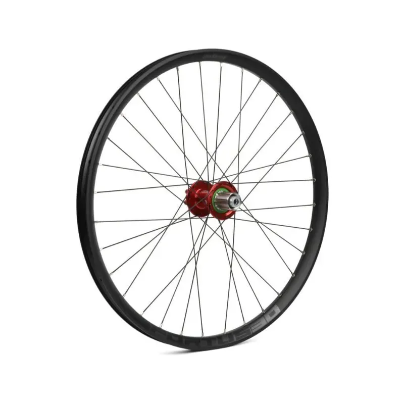 Hope 29er Fortus Pro 4 30W 135mm Downhill Rear Wheel in Red