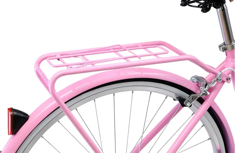 Reid Ladies Classic 7-Speed Vintage Shopper Bike in Pink-1