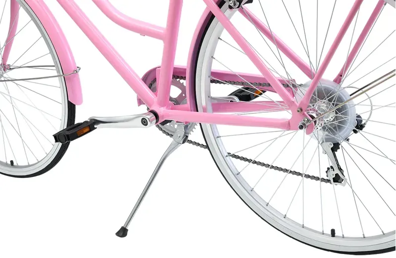 Reid Ladies Classic 7-Speed Vintage Shopper Bike in Pink-3