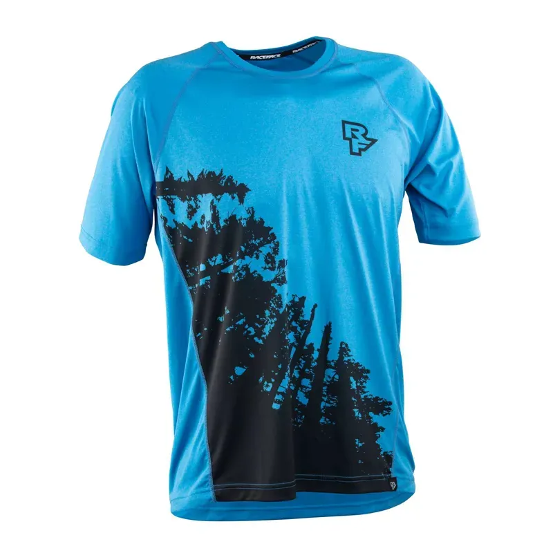 Race Face Trigger Short Sleeve Jersey in Blue 