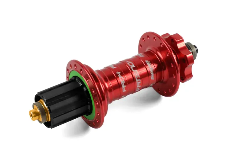Hope Pro 4 32H 170mm Fatsno Quick Release Rear Hub in Red