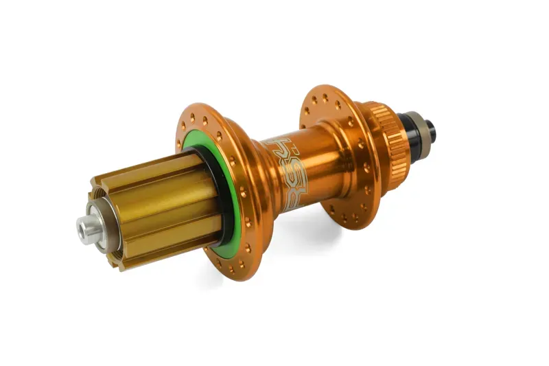 Hope RS4 32H Quick Release Centre Lock Rear Hub in Orange