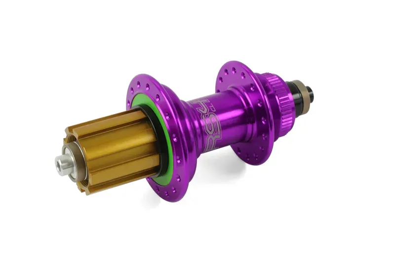 Hope RS4 32H Quick Release Centre Lock Rear Hub in Purple