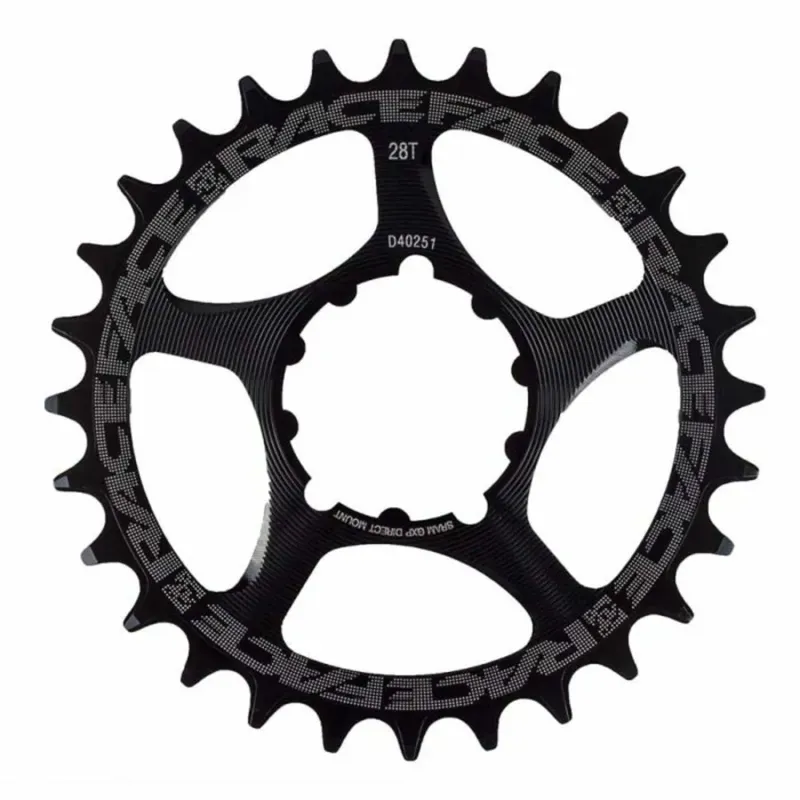 Race Face 3 Bolt Compatible Direct Mount Chainring in Black 