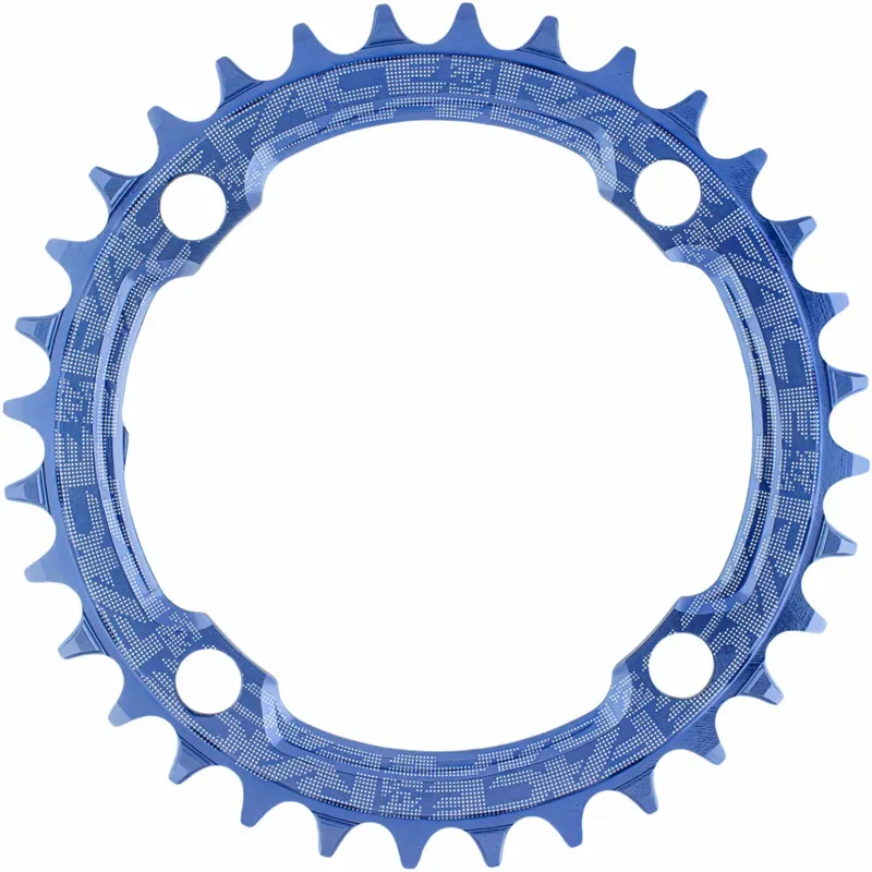 Race Face Narrow Wide Single Chainring in Blue