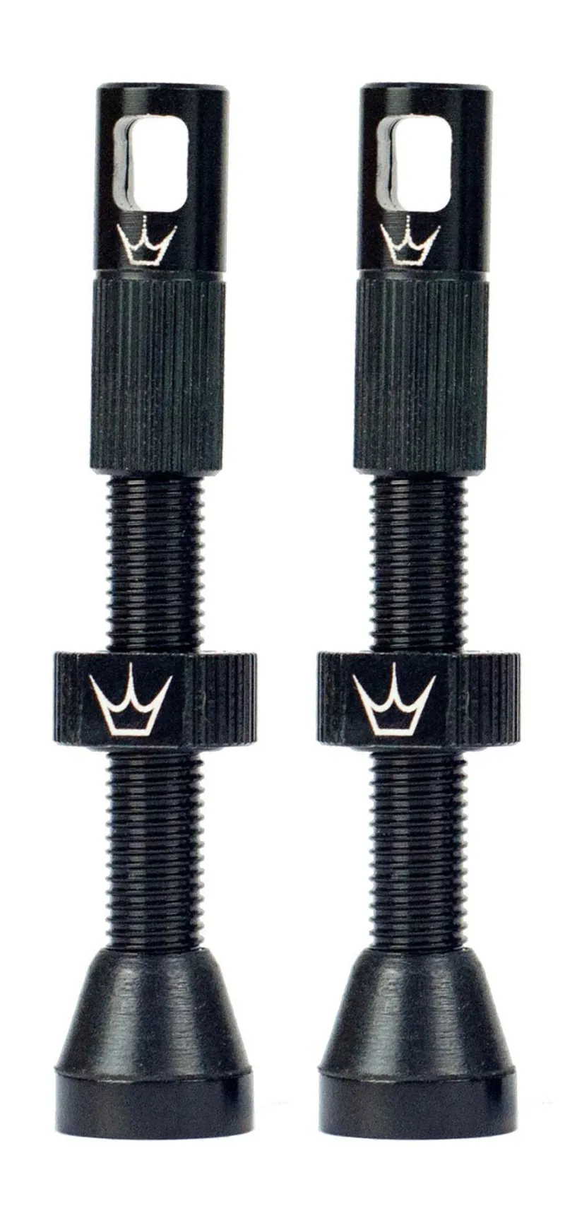 Peatys Tubeless Valves - Black 1 pair 60mm