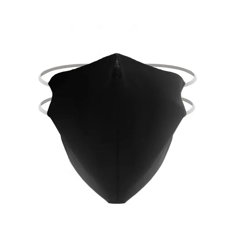 Santini 10 Pack Washable Face Mask in Black