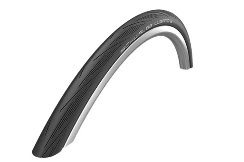 Schwalbe Lugano II Tyre - K-Guard Black/Blue 700x25c