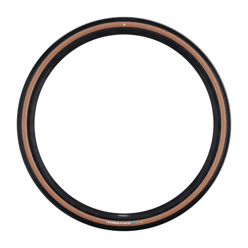 Schwalbe G-One RS V-Guard TLE Skin 28x1-inch Tyre in Beige