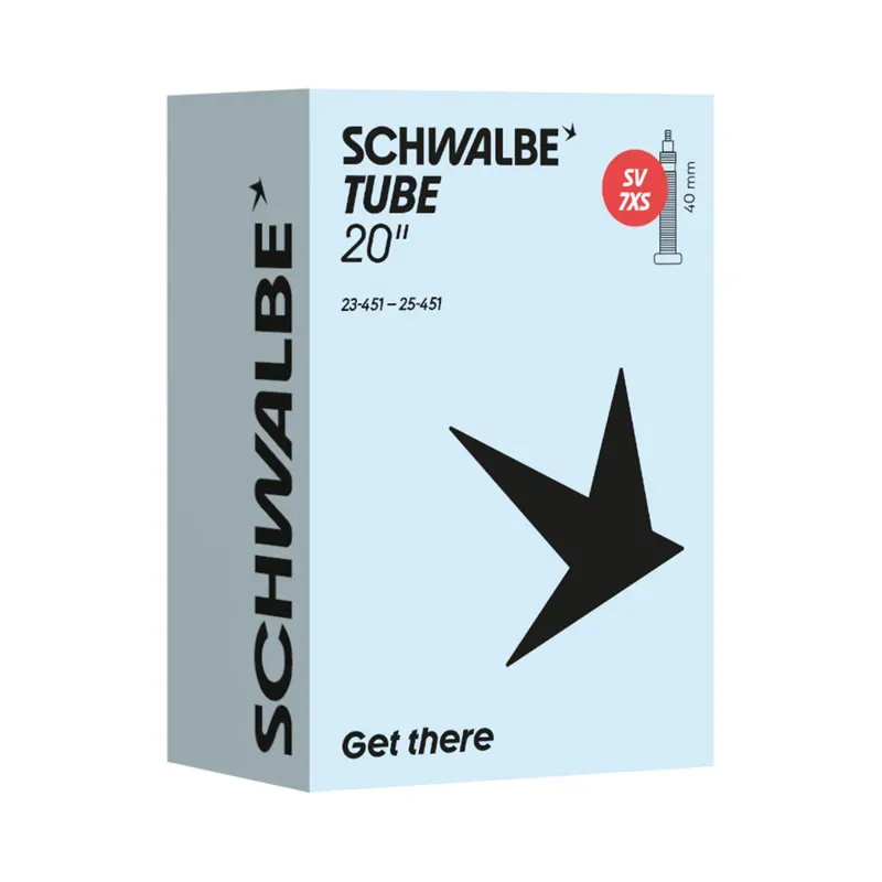 Schwalbe SV7 20-inch Presta Valve Inner Tube in Light-Blue