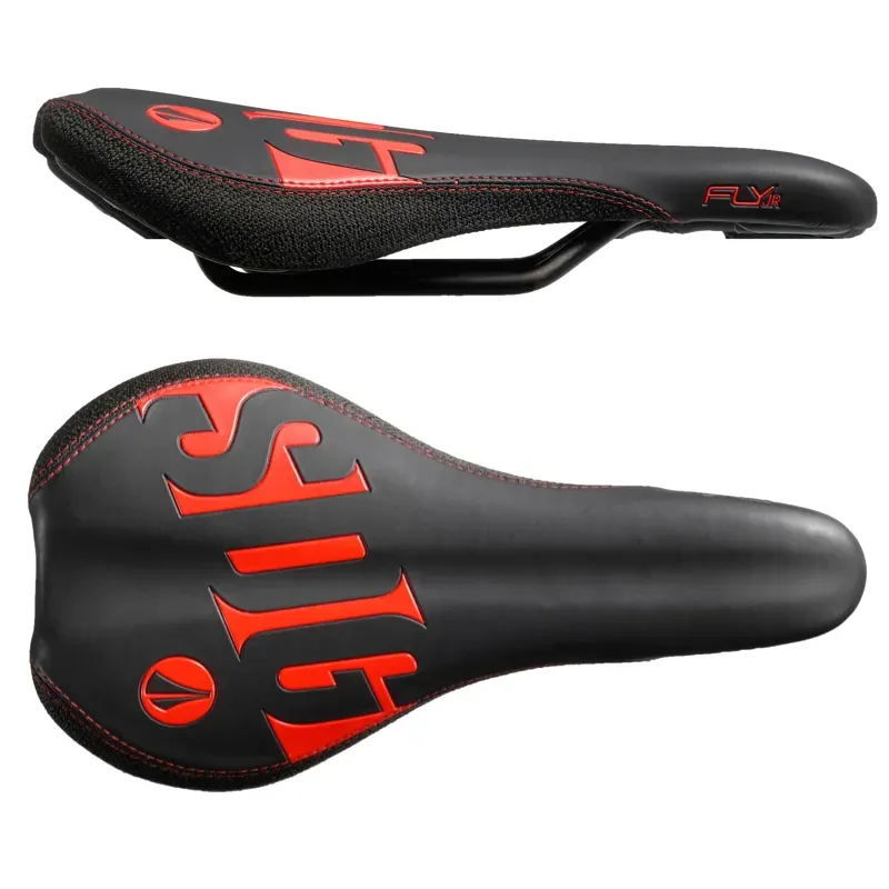 SDG Fly Junior Steel Rail Saddle in Red