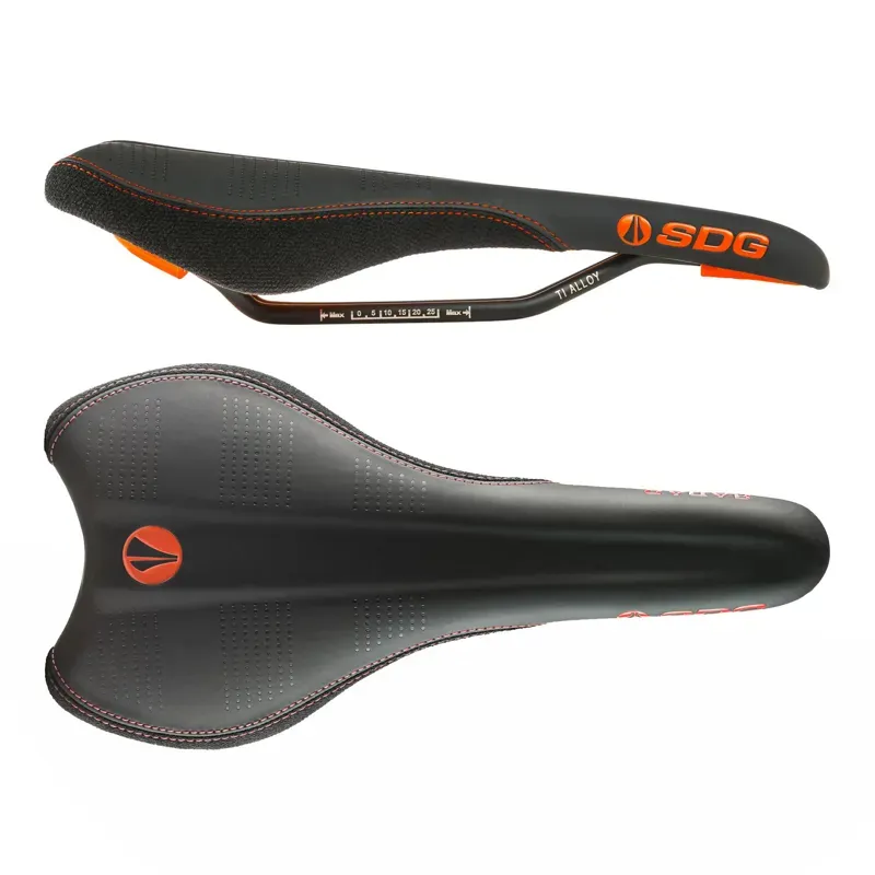 SDG Radar Ti-Alloy Saddle in Orange
