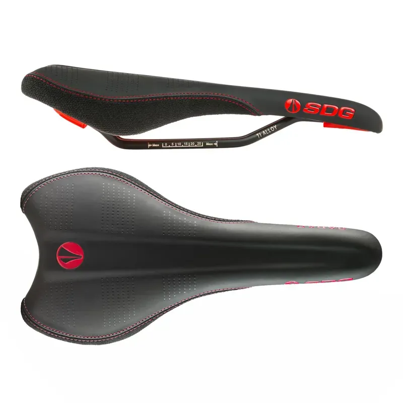 SDG Radar Ti-Alloy Saddle in Red