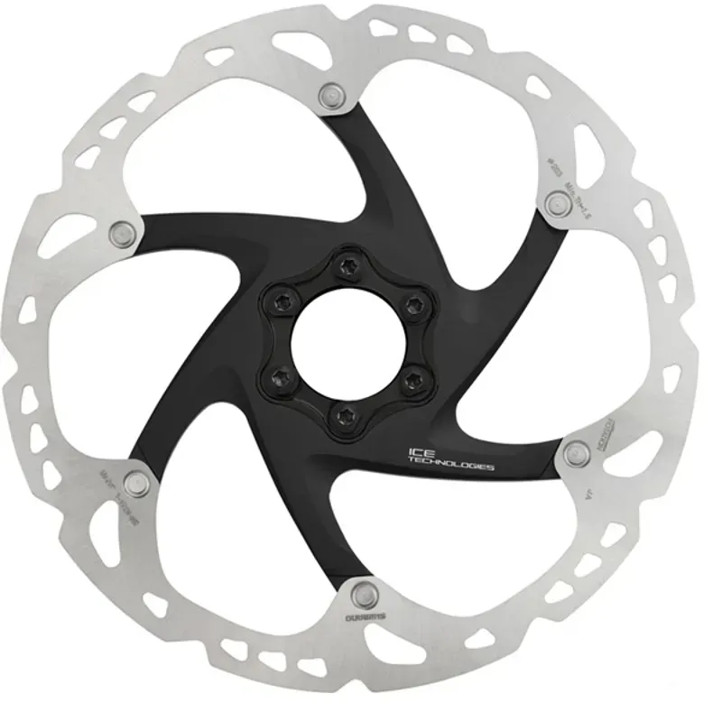 ROTOR SMRT86 6 Bolt 203mm Silver/Black 6-bolt - 203 mm
