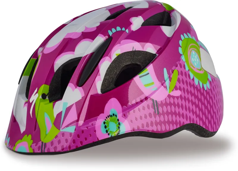 pink cycling helmet