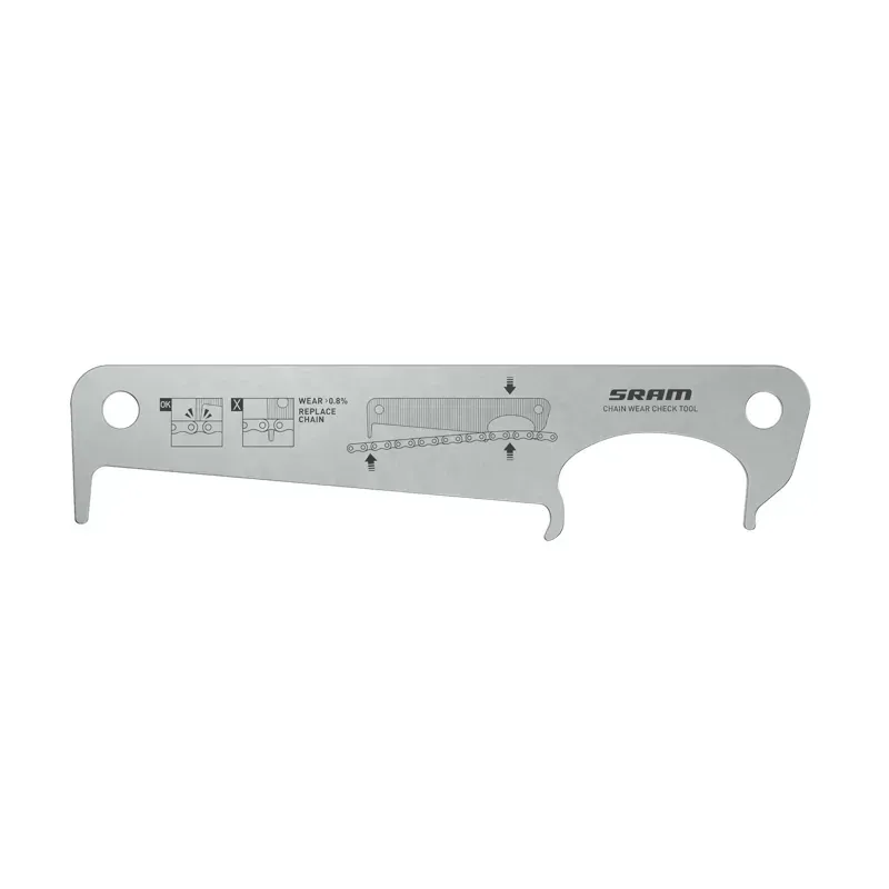 Sram Chain Wear Check Tool in Silver
