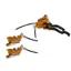 Hope Tech 3 Duo E4 Left Hand Brake Kit in Orange