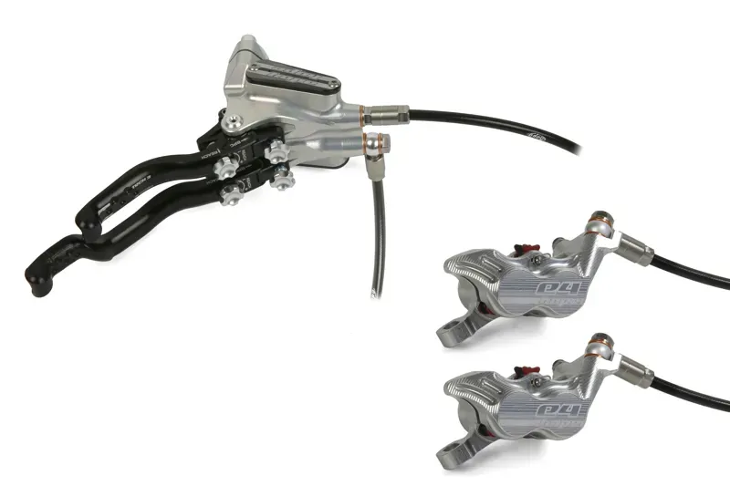 Hope Tech 3 Duo E4 Right Hand Brake Kit in Silver