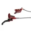 Hope Tech 3 E4 Braided Hose Calipers in Red
