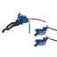 Hope Tech 3 V4 Duo R/H No Rotor Calipers in Blue