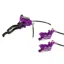 Hope Tech 3 V4 Duo R/H No Rotor Calipers in Purple