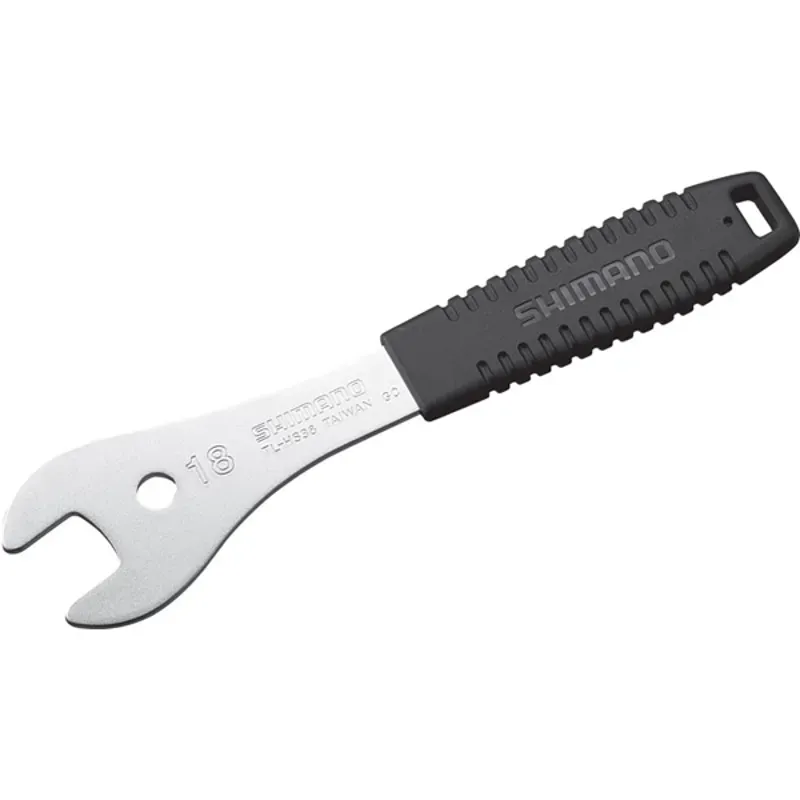 Shimano Workshop TL-HS38 18mm Cone Spanner in Black/Silver