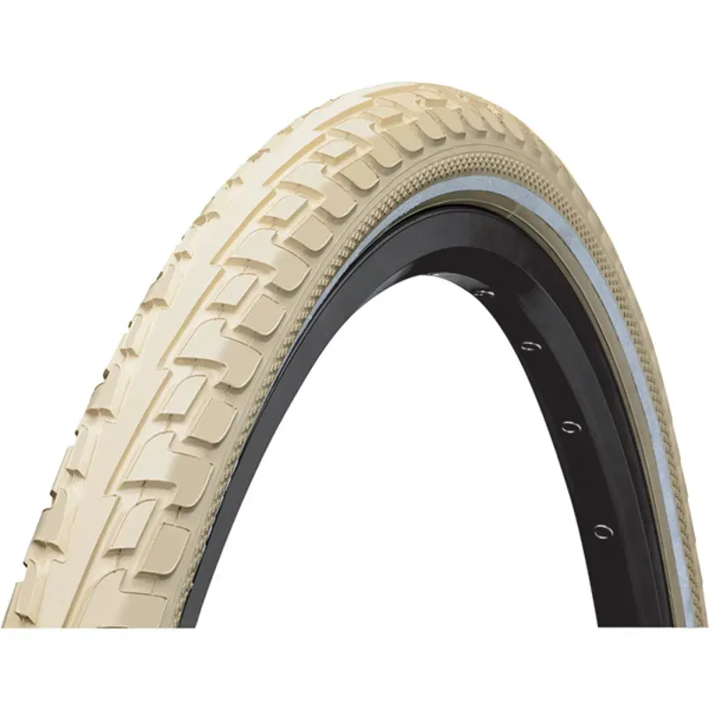 Continental Ride Tour Tyre - Wire Bead: CREAM/CREAM 700 x 35c