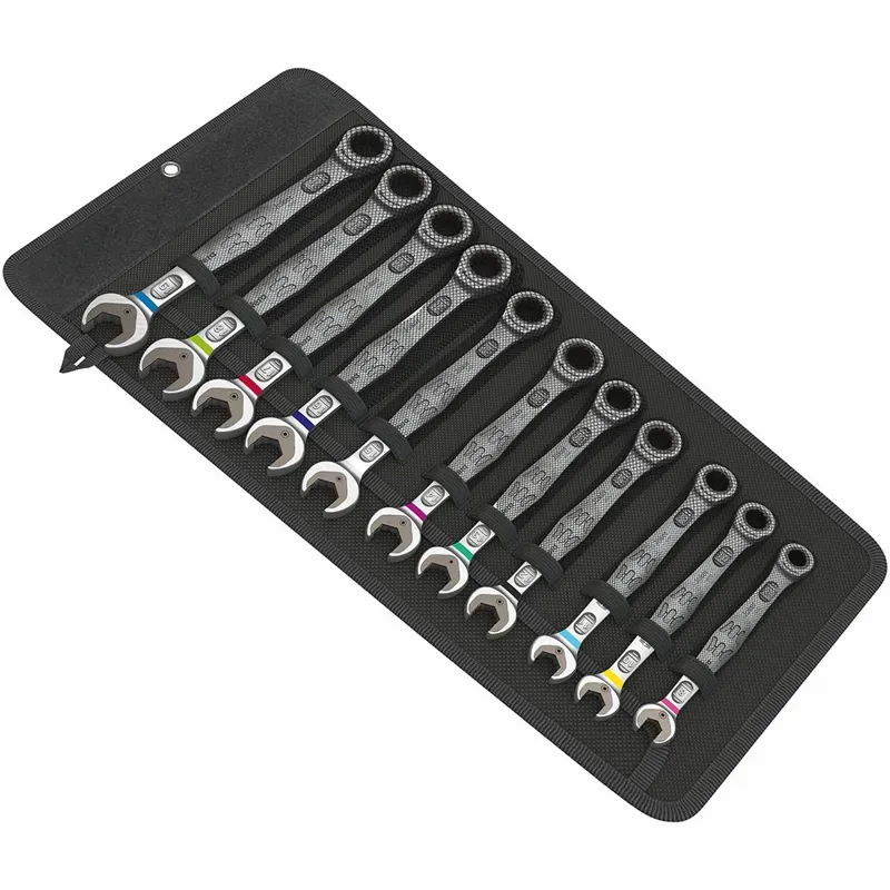 Wera Tools 6000 Joker Ratchet Combi Wrench Set in Silver