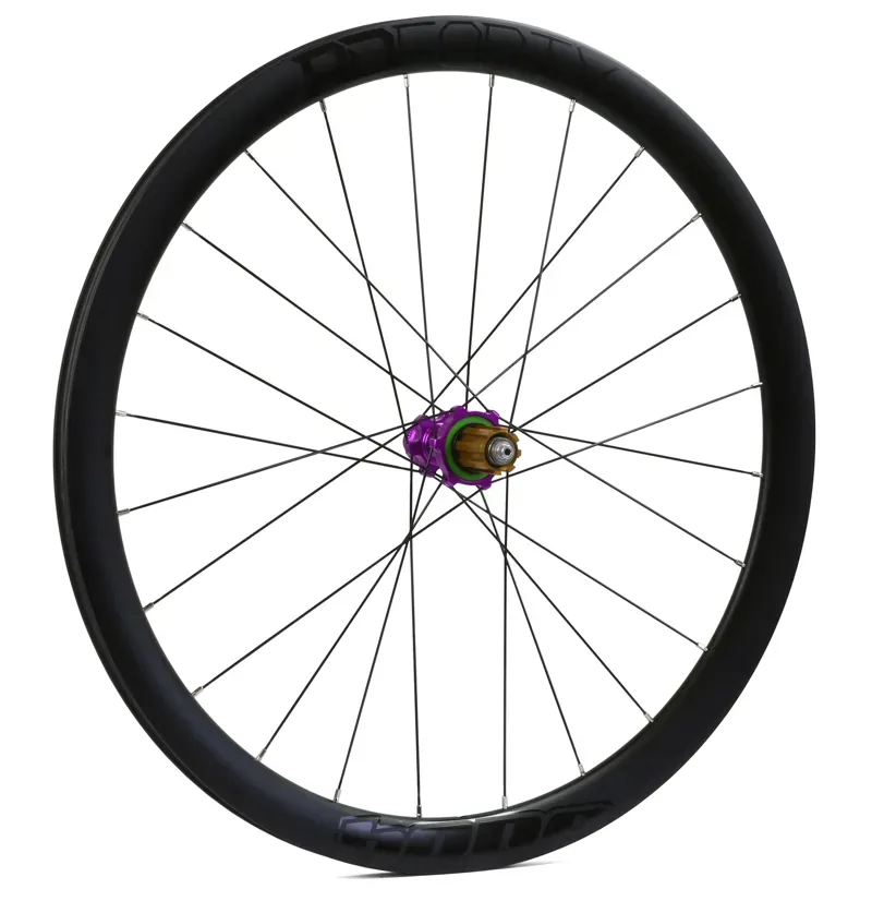 Hope RD40 RS4 Centre Lock Carbon Rear Wheel in Purple