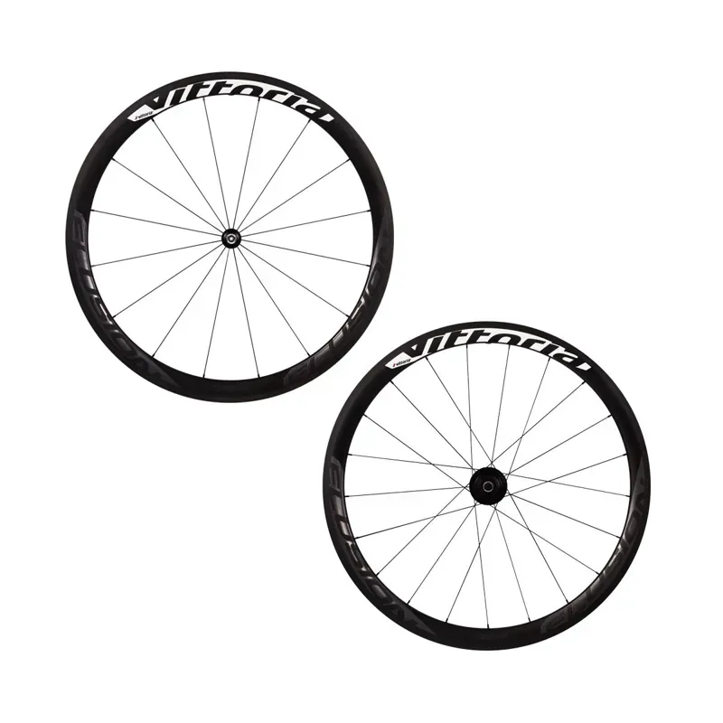 Vittoria Elusion Carbon 42 Clincher Wheelset in Black