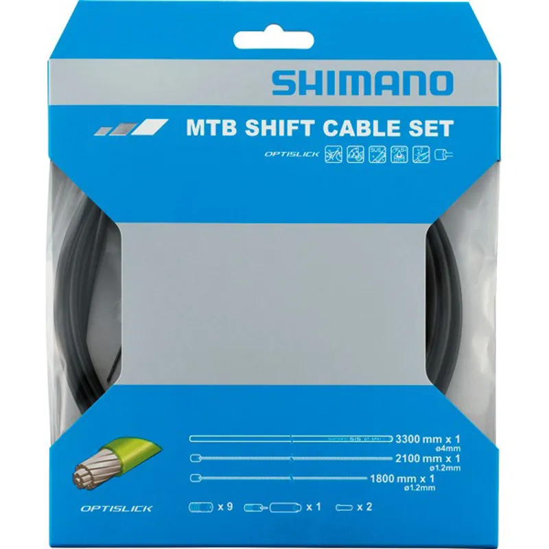 Shimano Spares Optislick MTB Rear Derailleur Shift Cable Set in Black