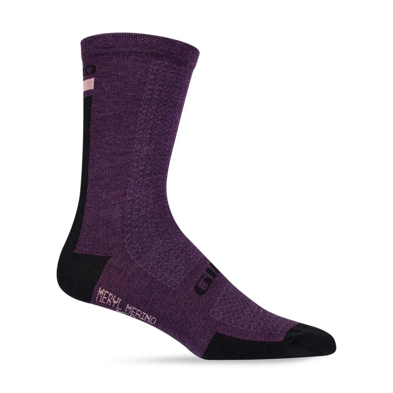 Giro Hrc+ Merino Wool Cycling Socks In Purple £21.99